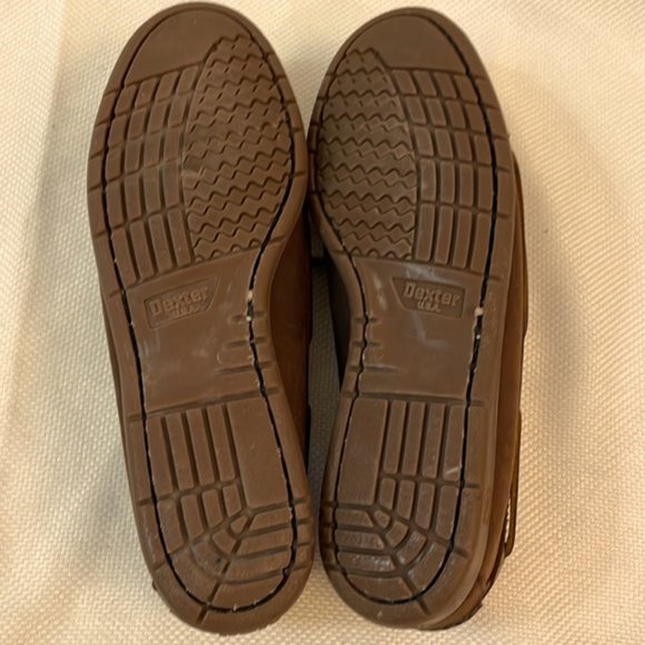 Dexter Brown Leather Loafer Slip Ons Size 7.5 Made in USA - Picture 6 of 12